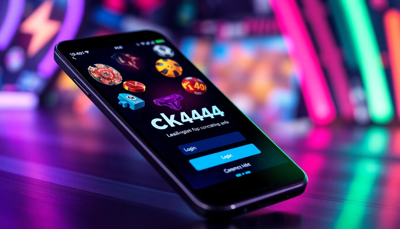 Guide to ck4444 login app android for seamless access to online gaming on your mobile device, highlighting user-friendly interface and quick login process.