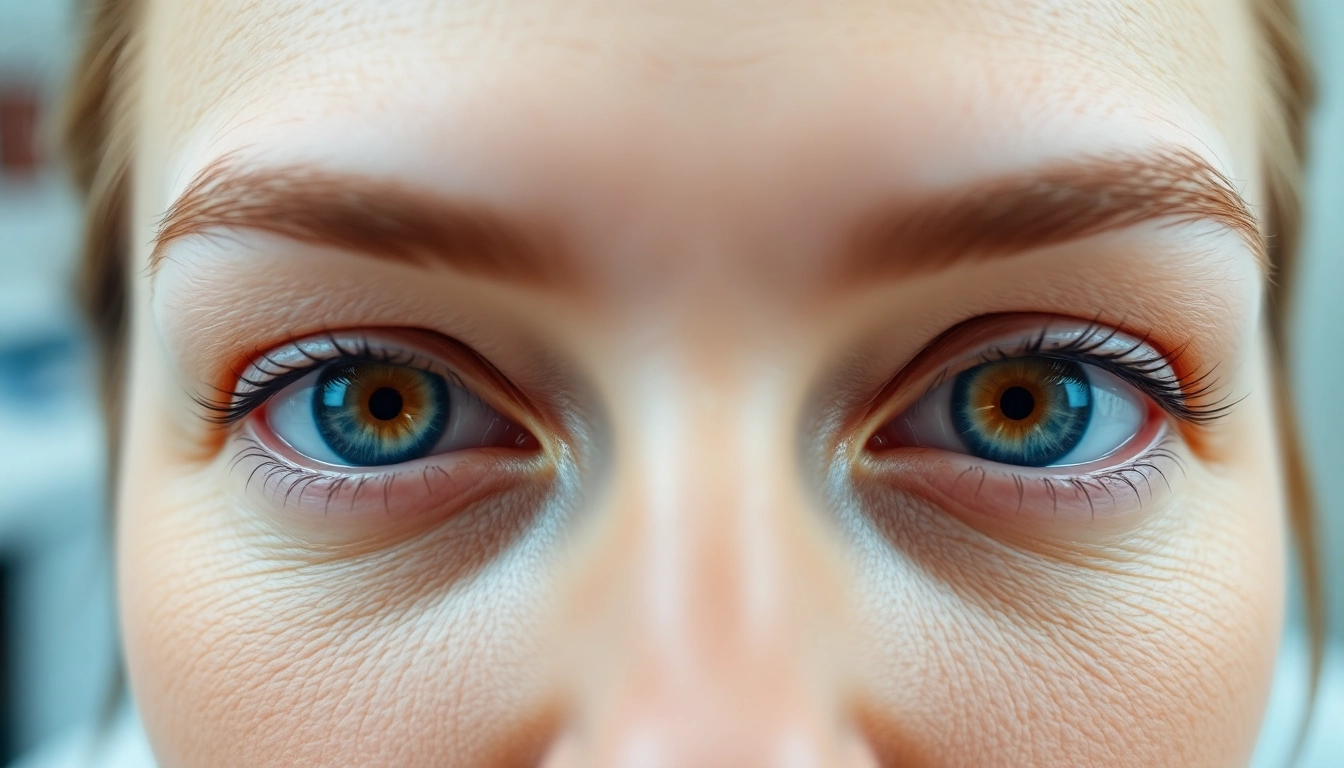 Oberlidstraffung Zürich: Patient's eyes before and after eyelid lifting surgery showing rejuvenation